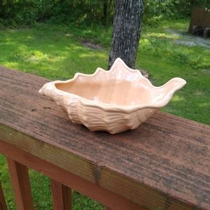 Vintage Ceramic Seashell Planter Tu Jo Designs